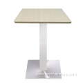 Silver Stainless Steel leg Coffe Table